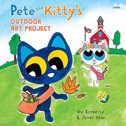 Pete the Kitty's Outdoor Art Project