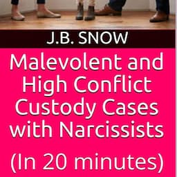 Malevolent and High Conflict Custody Cases with Narcissists