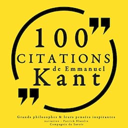 100 citations d'Immanuel Kant