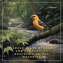 Serene River Stream and Enchanting Bullock&rsquo;s Oriole Melodies