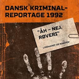 &quot;&Aring;h &ndash; nej, r&oslash;veri&quot;